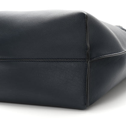 Fendi Vitello All In Shopper Tote Navy Black 9 of 10