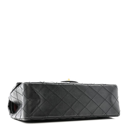 Chanel Aged Calfskin Quilted 2.55 Reissue 225 Flap Black 4 of 11