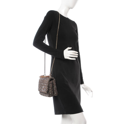 Chanel Tweed Wood Mini Coco Handle Flap Beige 2 of 7