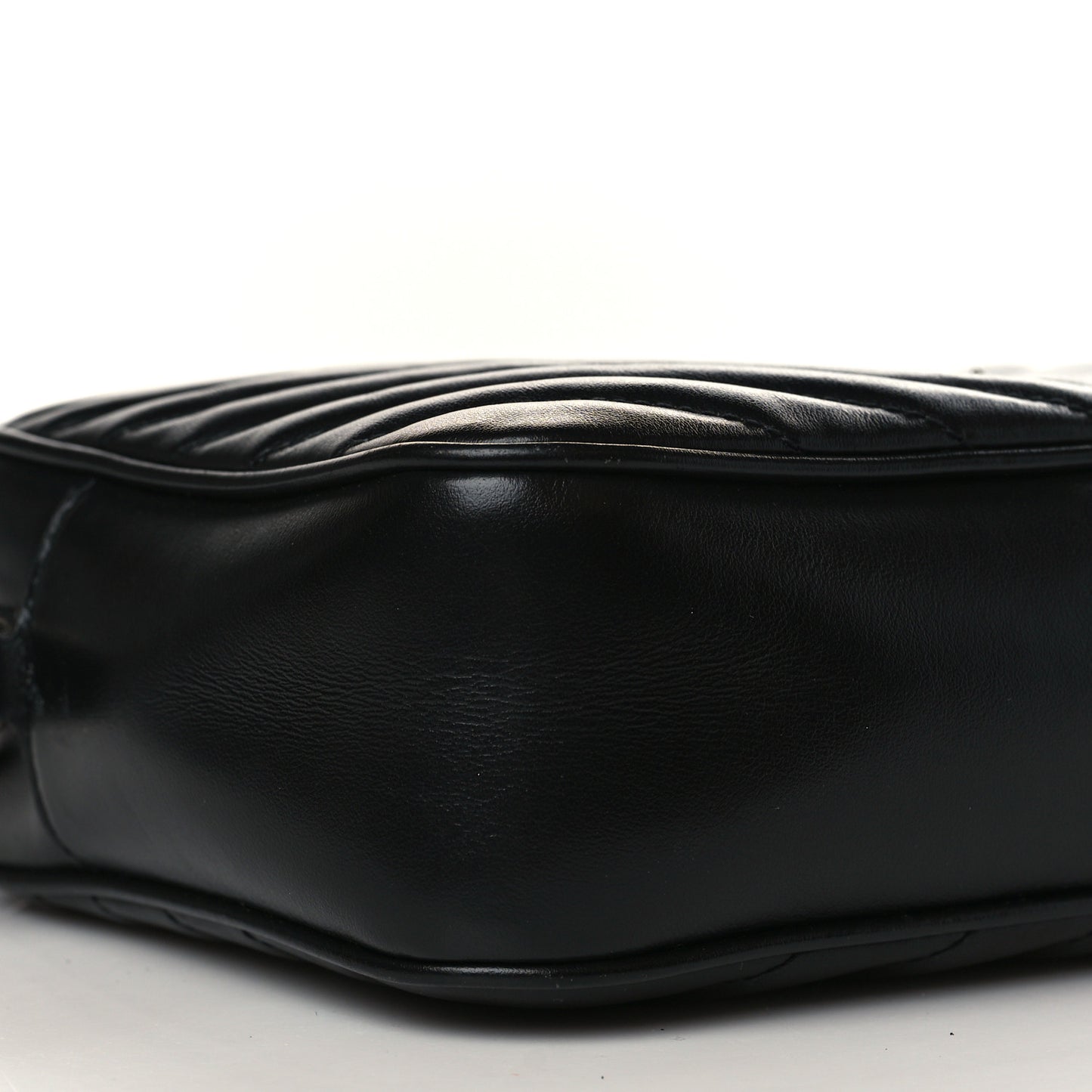 Calfskin Matelasse Monogram Lou Camera Bag Black