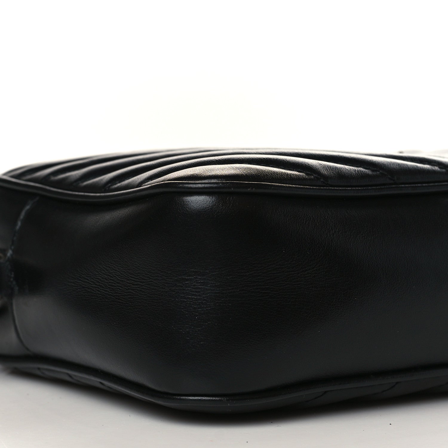 Saint Laurent Calfskin Matelasse Monogram Lou Camera Bag Black 7 of 8