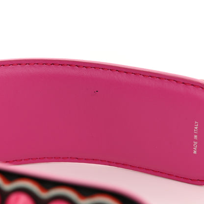 Fendi Vitello Dolce Studded Mini Strap You Black Pink 5 of 6