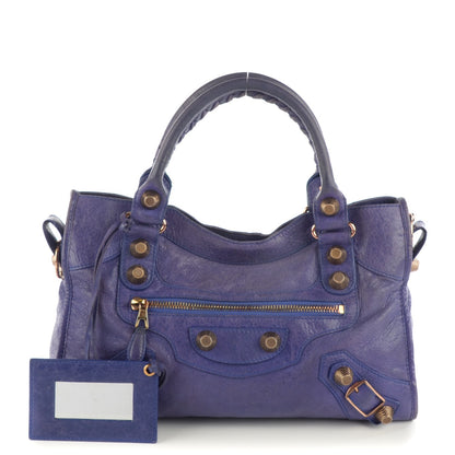 Balenciaga Agneau Giant 21 Rose Gold Hardware City Bleu Lavande 1 of 9