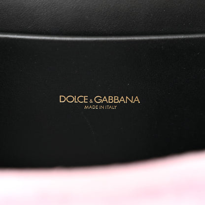 Dolce & Gabbana Velvet Small Devotion Envelope Top Handle Bag Pink 6 of 9