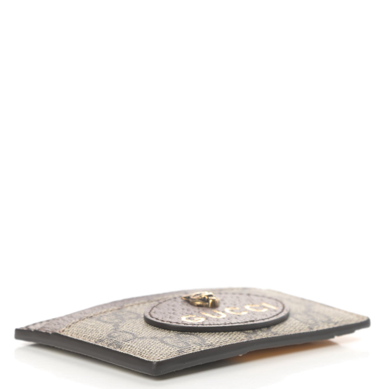 Gucci GG Supreme Monogram Neo Vintage Card Holder Beige Crop New Acero 4 of 7