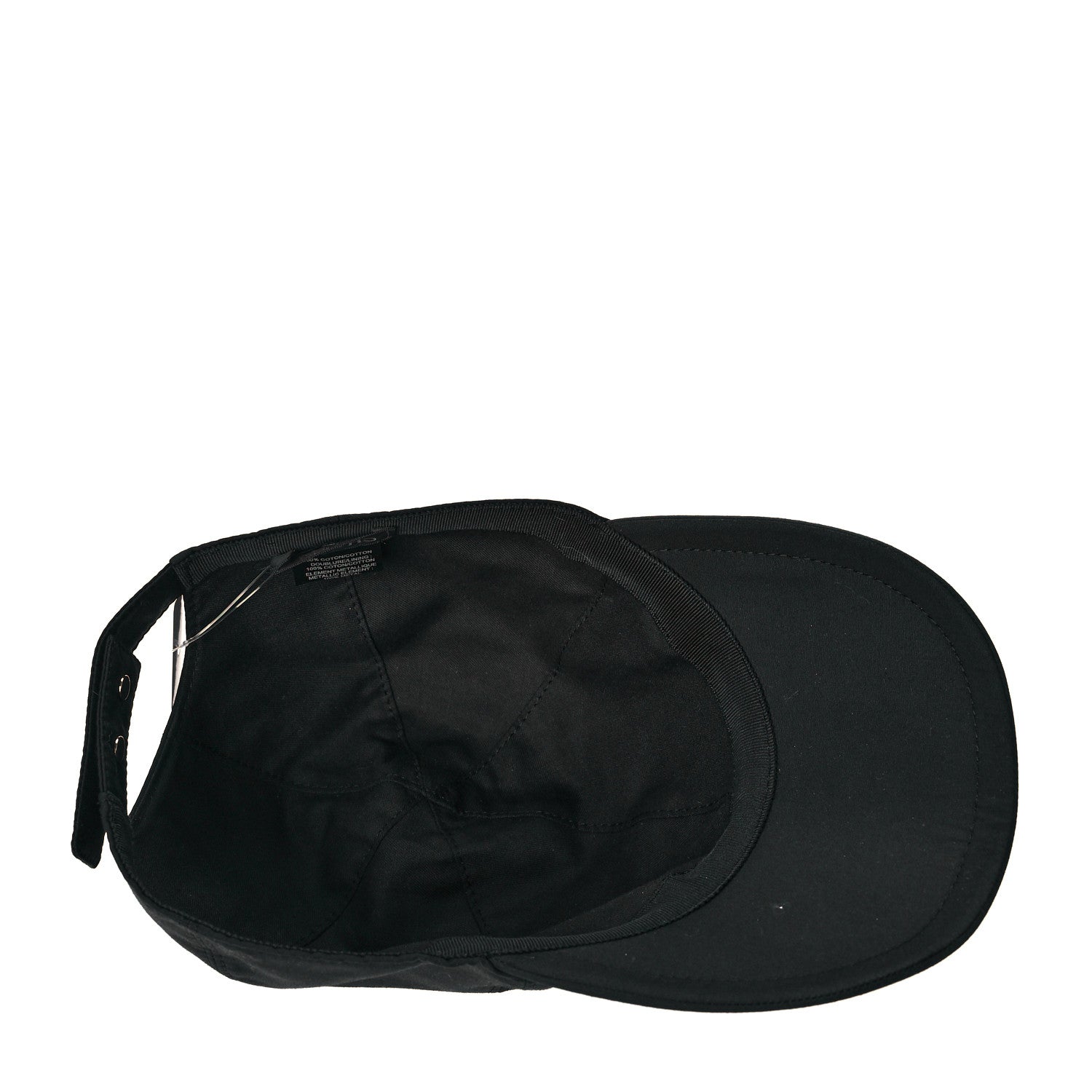 Chanel Cotton CC Cap Hat Black 6 of 6