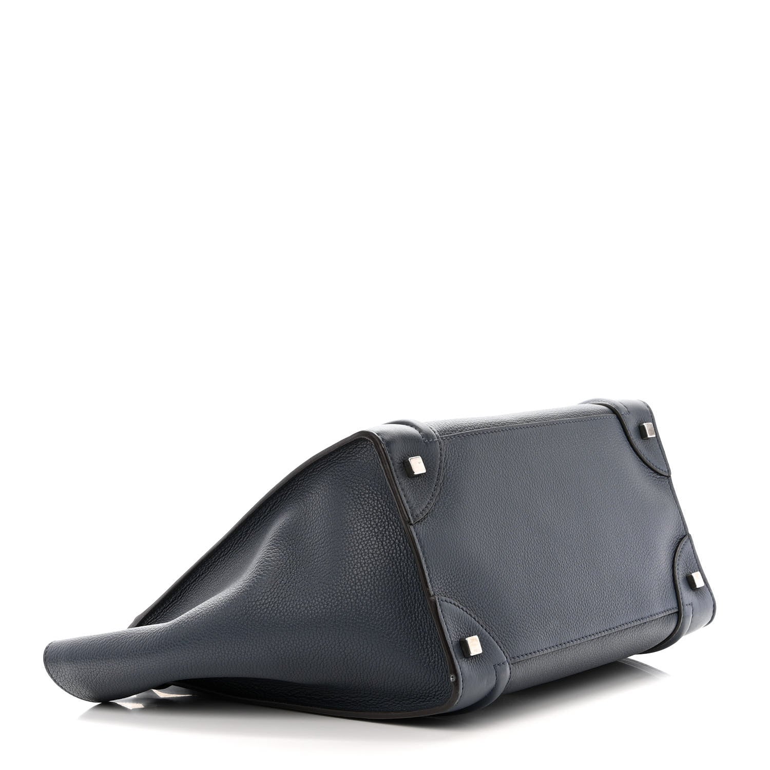Celine Drummed Calfskin Mini Luggage Orage 4 of 12