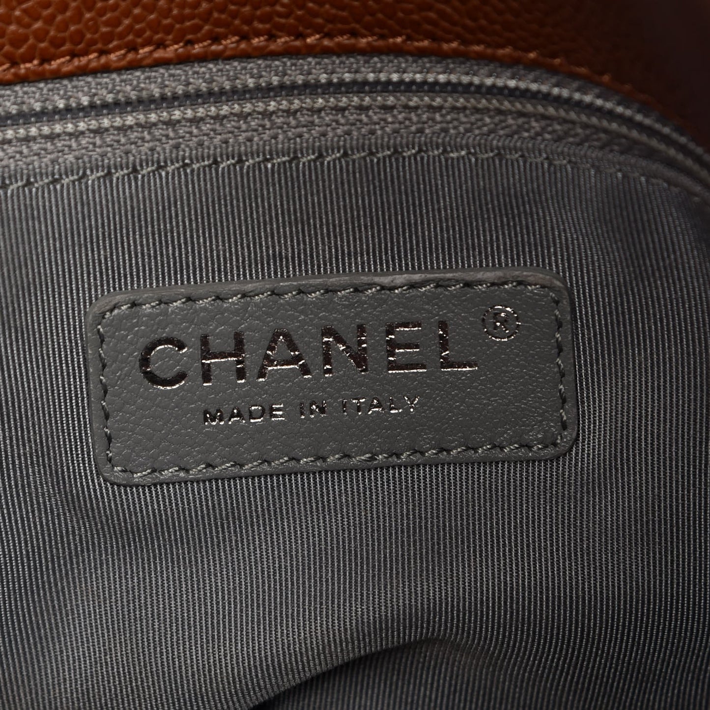 Caviar Quilted French Riviera Hobo Brown