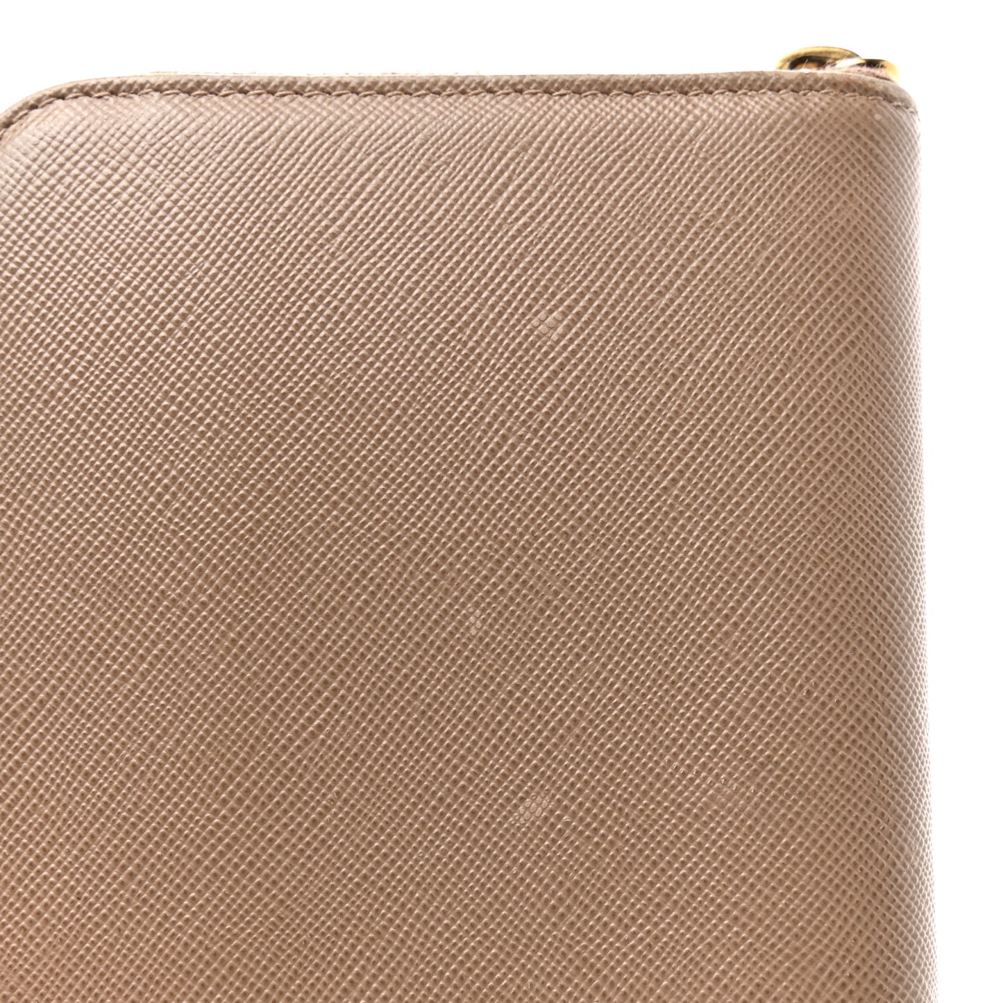 Saffiano Fiocco Bow Zip Around Wallet Cammeo