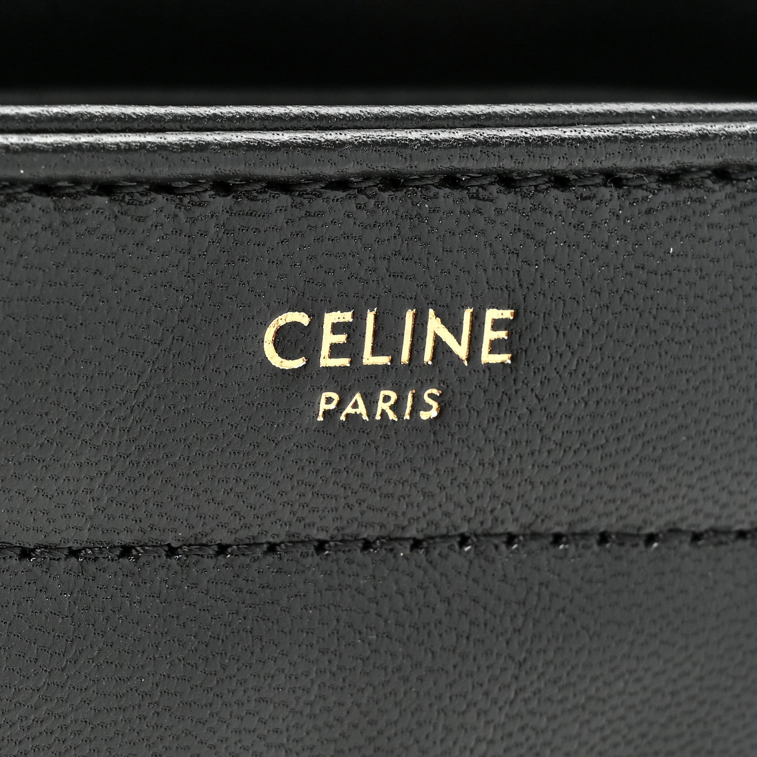 Celine Goatskin Matelasse Chain Shoulder Bag Black 6 of 8