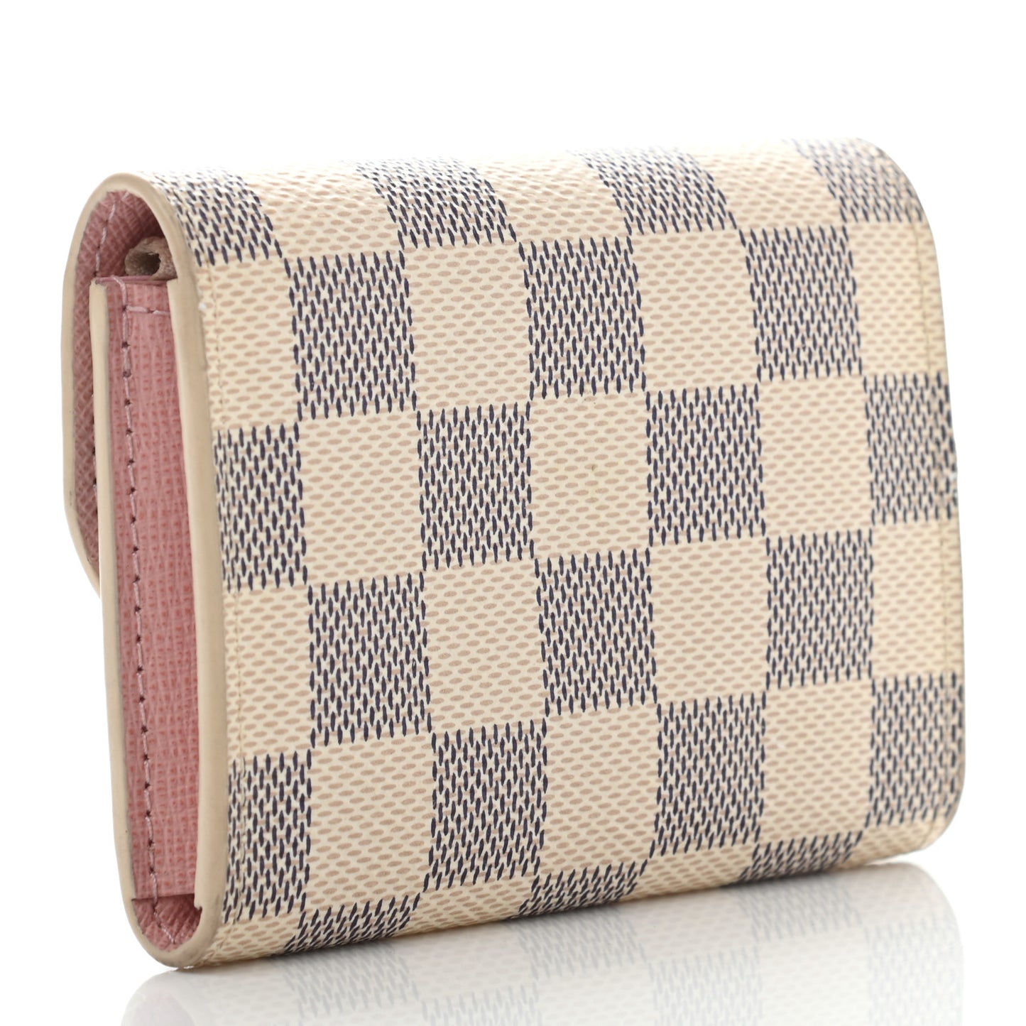 Damier Azur Rosalie Coin Purse Rose Ballerine
