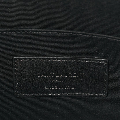 Saint Laurent Calfskin Studded Letters Zipped Clutch Black 8 of 11