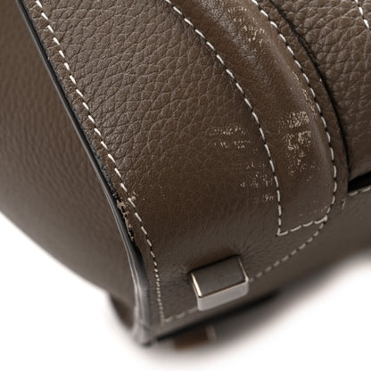 Celine Drummed Calfskin Micro Luggage Souris 11 of 11