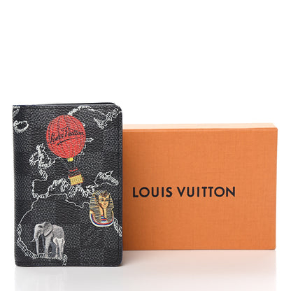 Louis Vuitton Damier Graphite World Map Pocket Organizer NM 7 of 7