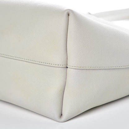 Saint Laurent Calfskin Large Shopping Tote Porcellana 9 of 15