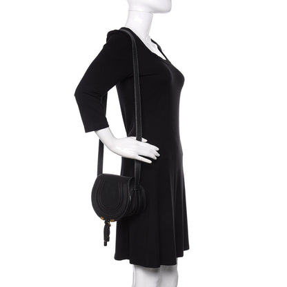Chloe Calfskin Mini Marcie Round Crossbody Bag Black 2 of 10