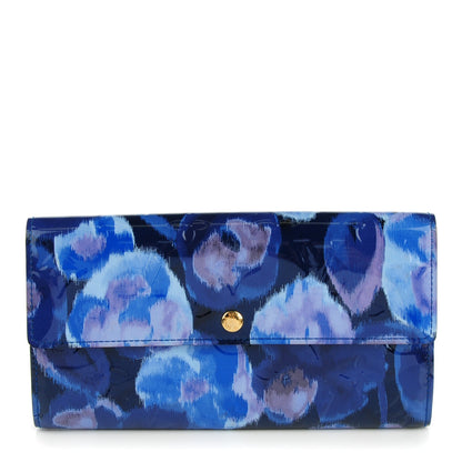 Louis Vuitton Vernis Ikat Sarah Wallet Grand Blue 1 of 7