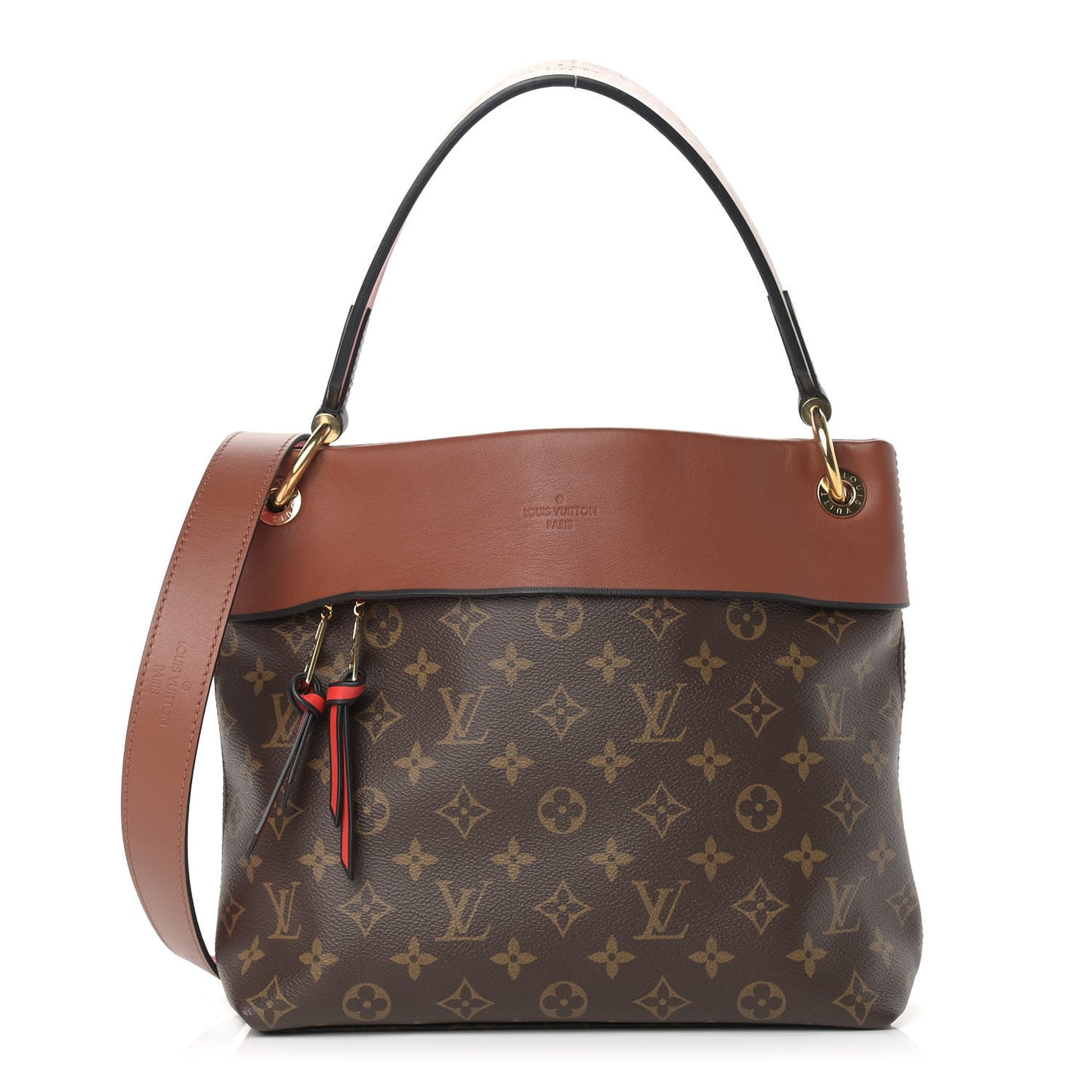 Monogram Tuileries Besace Caramel Rouge