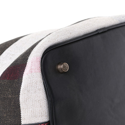 Burberry Canvas Mega Check Sequin Heart Medium Ashby Hobo Black 10 of 13