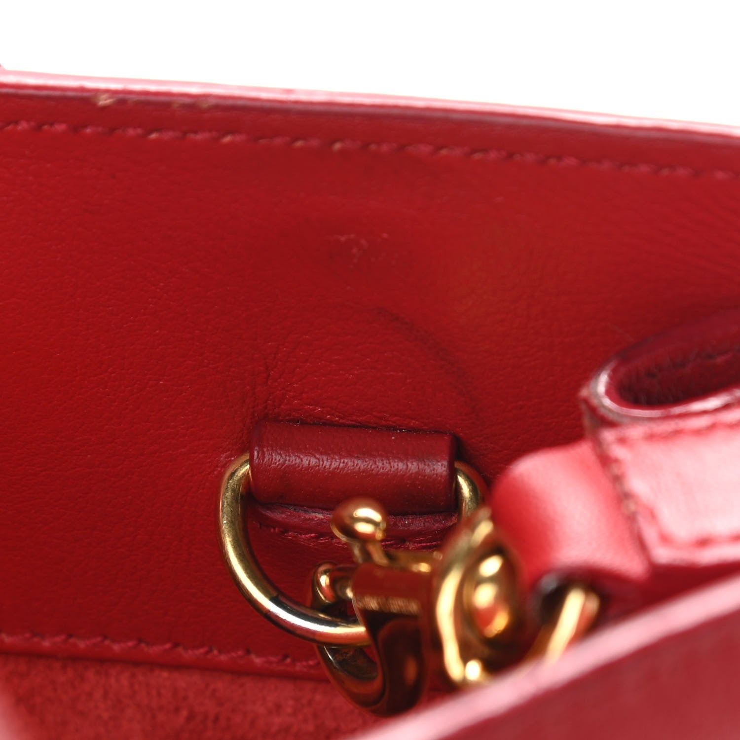 Saint Laurent Calfskin Nano Sac De Jour Lipstick Red 10 of 13