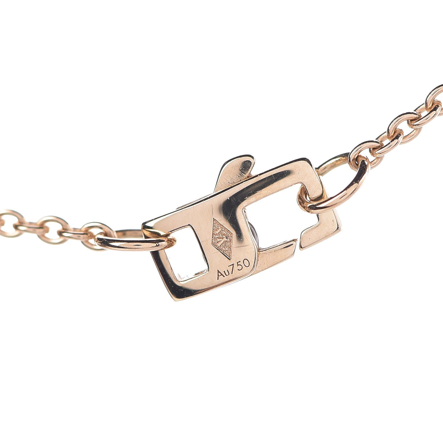 Louis Vuitton 18K Yellow Gold Empreinte Pendant Necklace 7 of 7