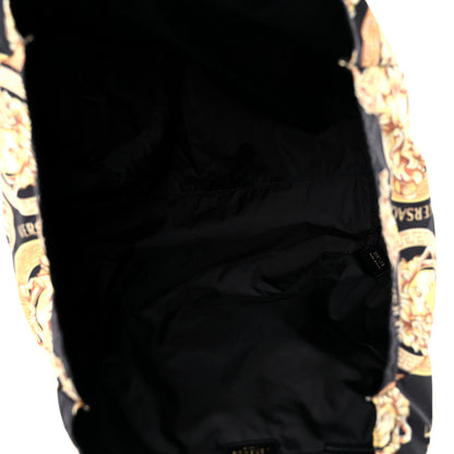 Versace Nylon Medusa Print Tote Black 5 of 9
