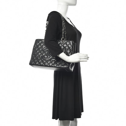 Chanel Caviar Quilted Grand Shopping Tote GST Black 2 of 17