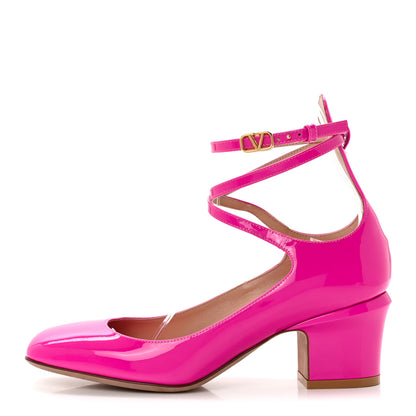 Valentino Garavani Patent Tan-Go Mary Jane 60mm Pumps 36 Pink PP 1 of 9