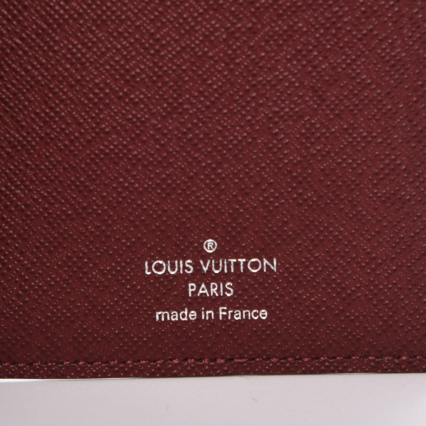 Damier Graphite Alexandre Wallet Bordeaux