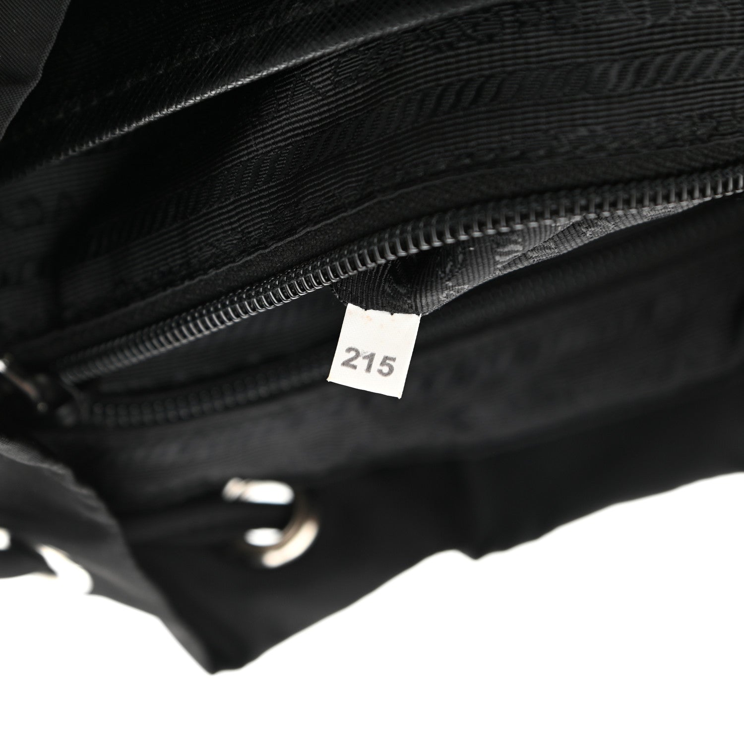 Prada Tessuto Nylon Saffiano Medium Backpack Black 7 of 10