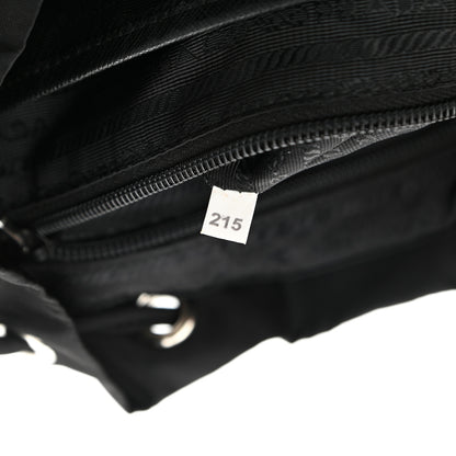 Prada Tessuto Nylon Saffiano Medium Backpack Black 7 of 10