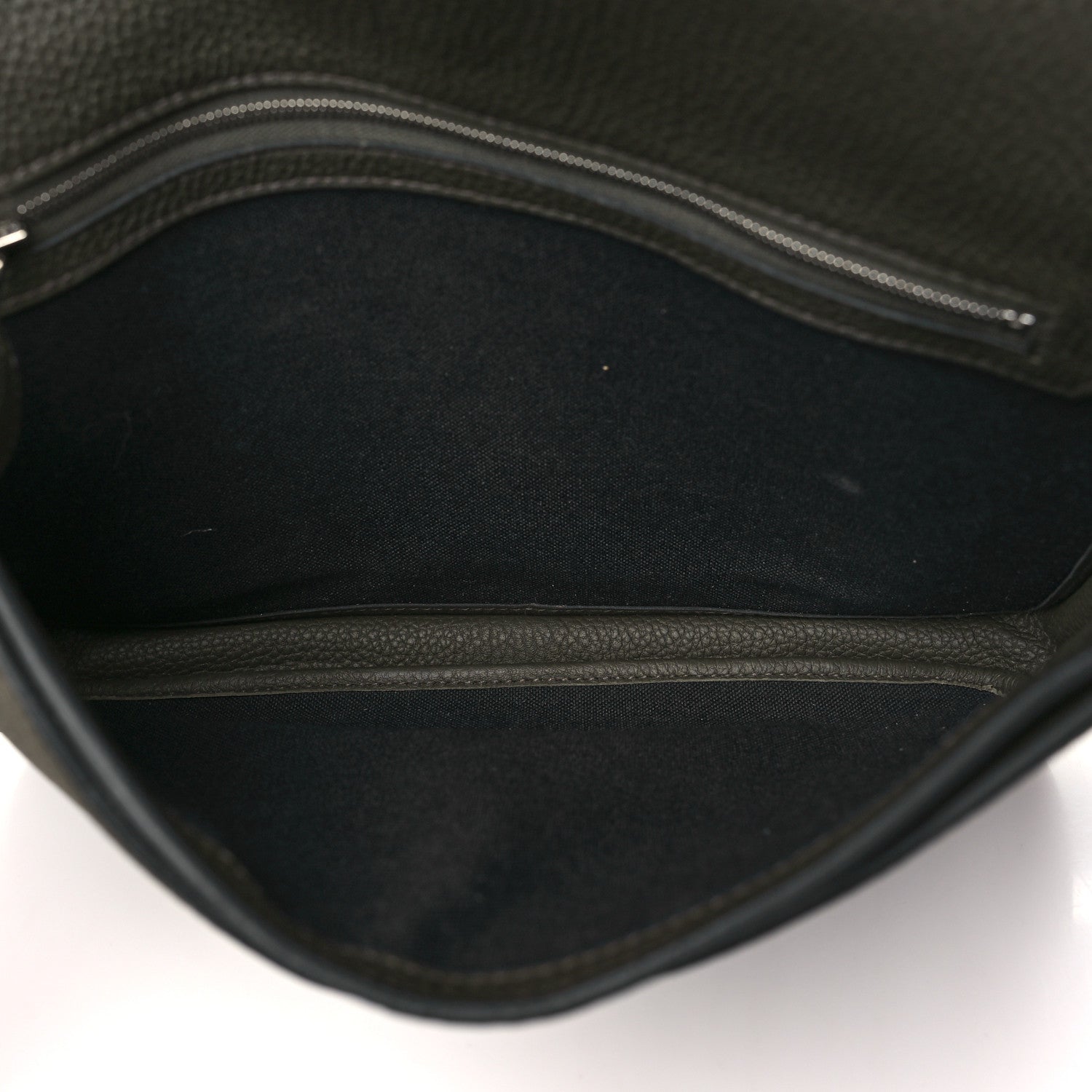 Hermes Togo Steve Light Messenger Vert De Gris 5 of 10