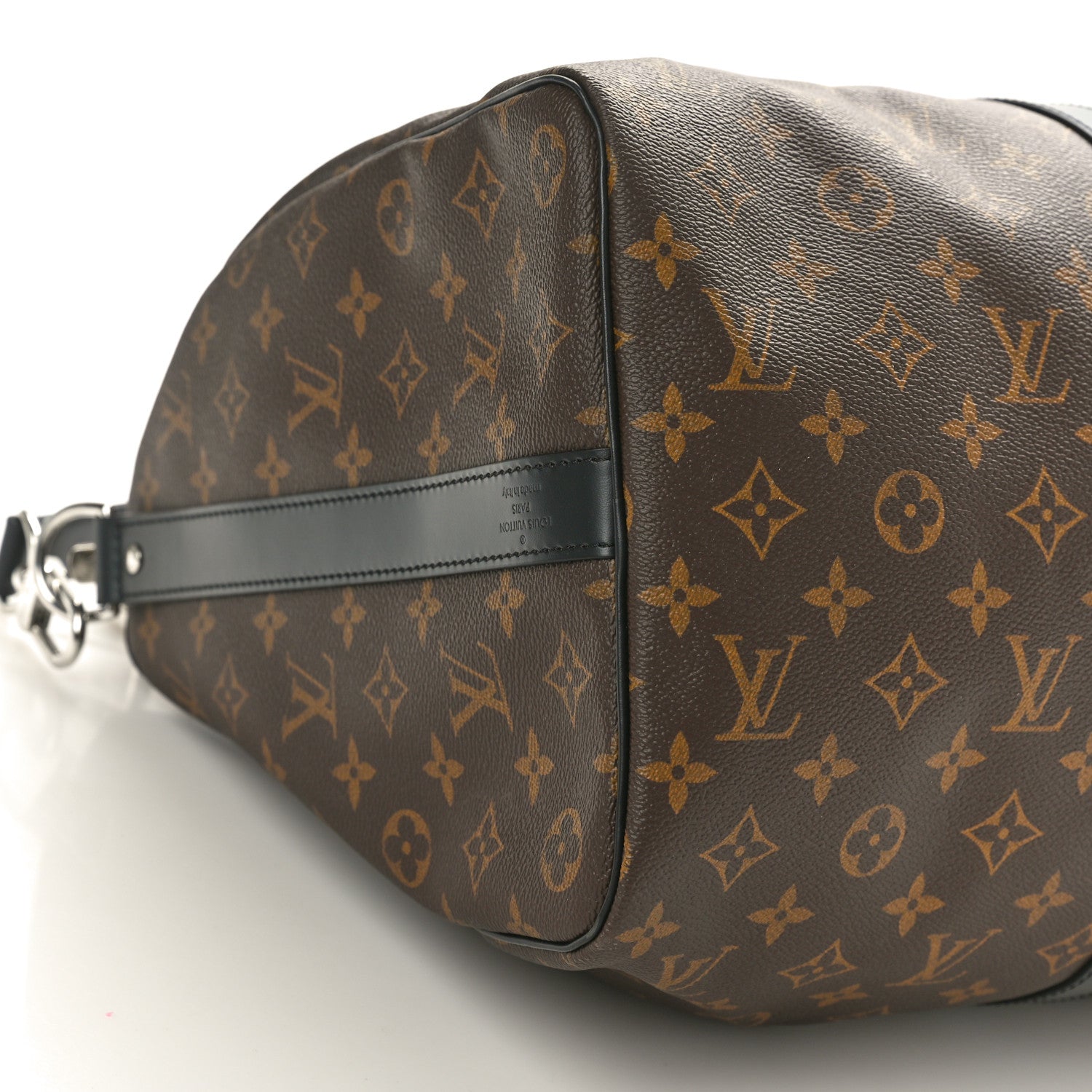 Louis Vuitton Monogram Macassar Keepall Bandouliere 45 7 of 8
