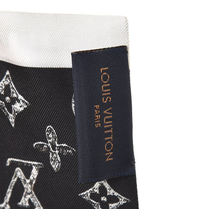 Louis Vuitton Silk Catogram Classic Bandeau Black 3 of 5