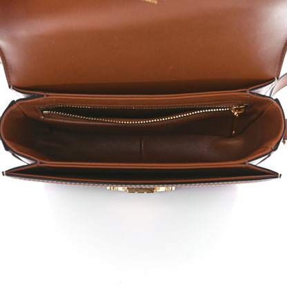 Celine Calfskin Triomphe Canvas Teen Triomphe Bag Tan 5 of 11
