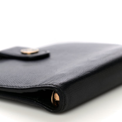 Chanel Grained Calfskin CC Button Pocket Agenda Cover Black 10 of 16