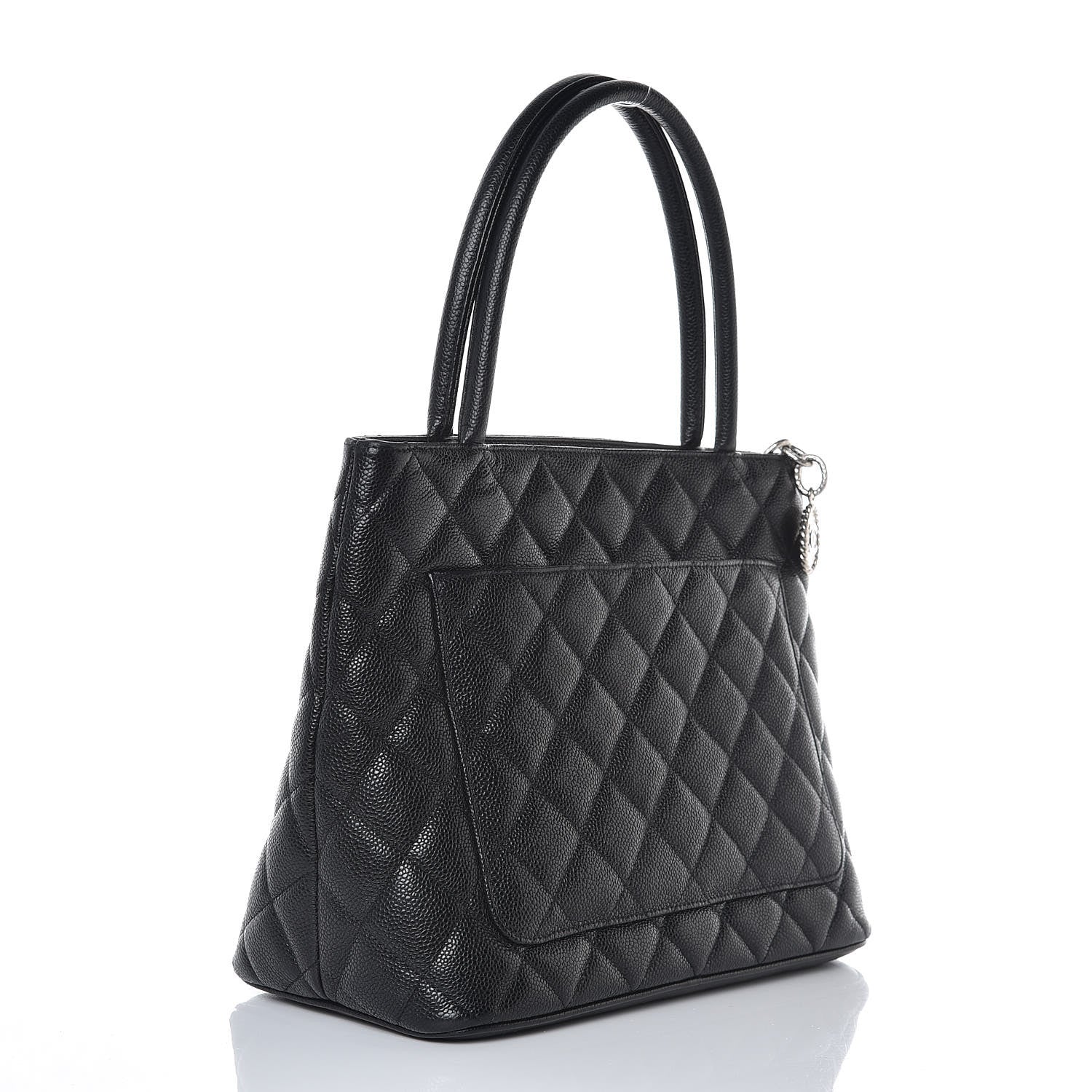 Chanel Caviar Quilted Medallion Tote Black 3 of 11