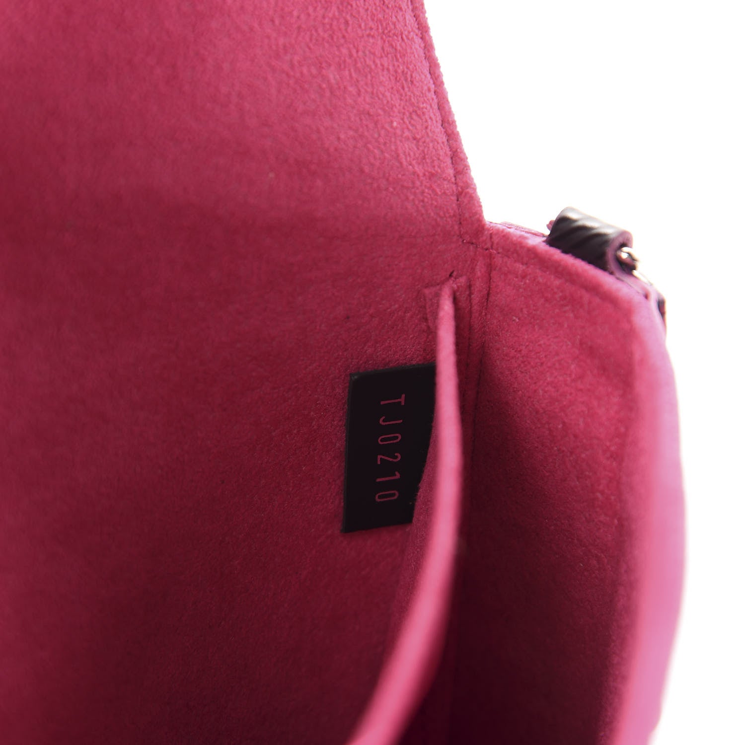 Louis Vuitton Epi Pochette Felicie Black Hot Pink 10 of 12