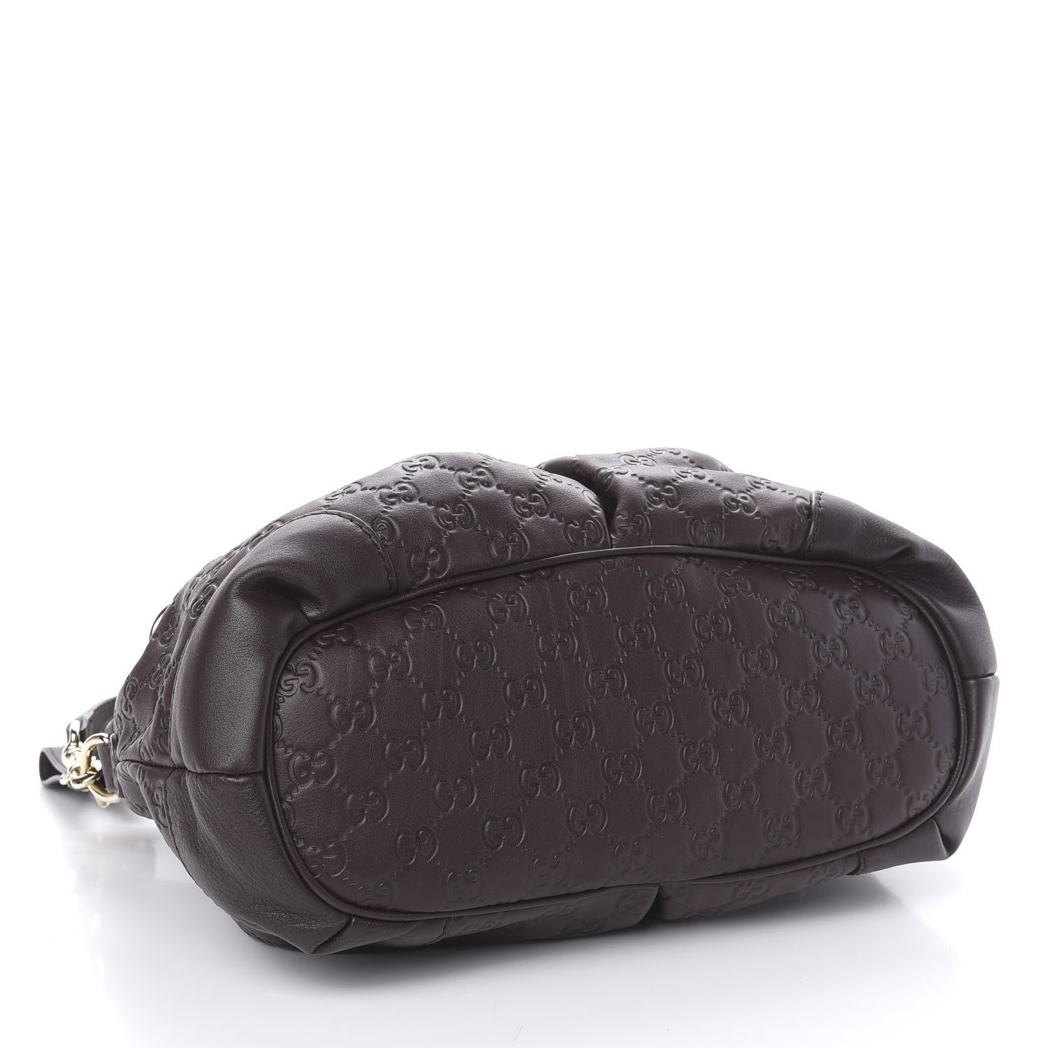 Gucci Guccissima Medium Sukey Top Handle Bag Dark Brown 5 of 12