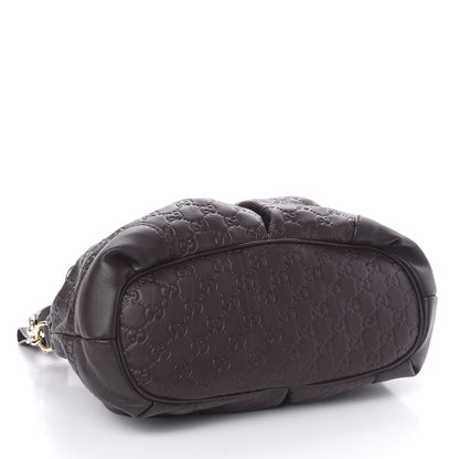 Gucci Guccissima Medium Sukey Top Handle Bag Dark Brown 5 of 12