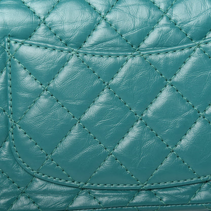 Chanel Aged Calfskin Quilted 2.55 Reissue Mini Flap Green 11 of 12