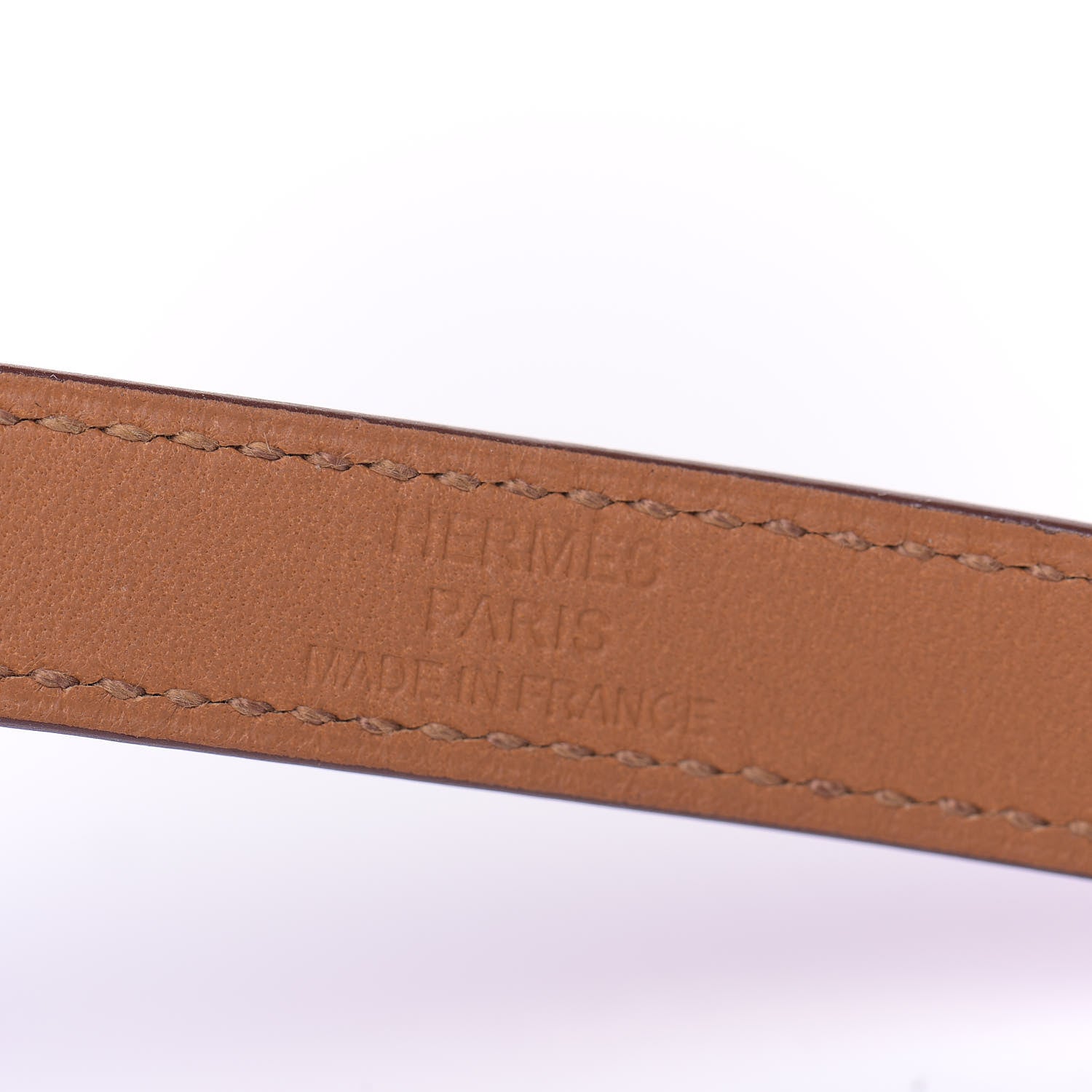 Hermes Epsom Kelly Double Tour Bracelet S Orange 6 of 6