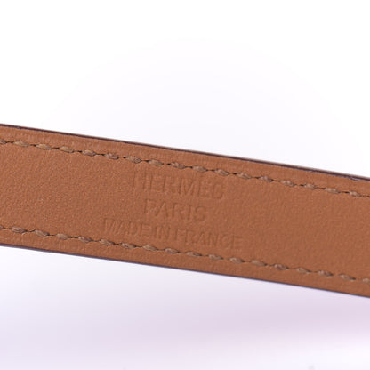Hermes Epsom Kelly Double Tour Bracelet S Orange 6 of 6