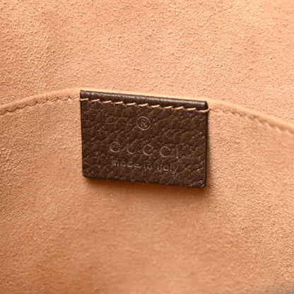 Gucci GG Supreme Monogram Web Ophidia Pouch Brown 6 of 7