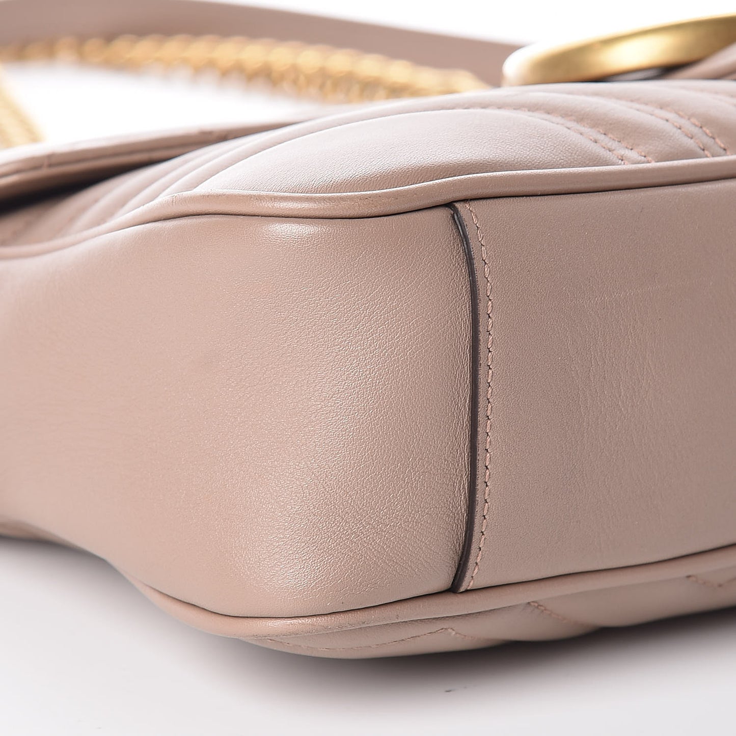 Calfskin Matelasse Medium GG Marmont Shoulder Bag Porcelain Rose