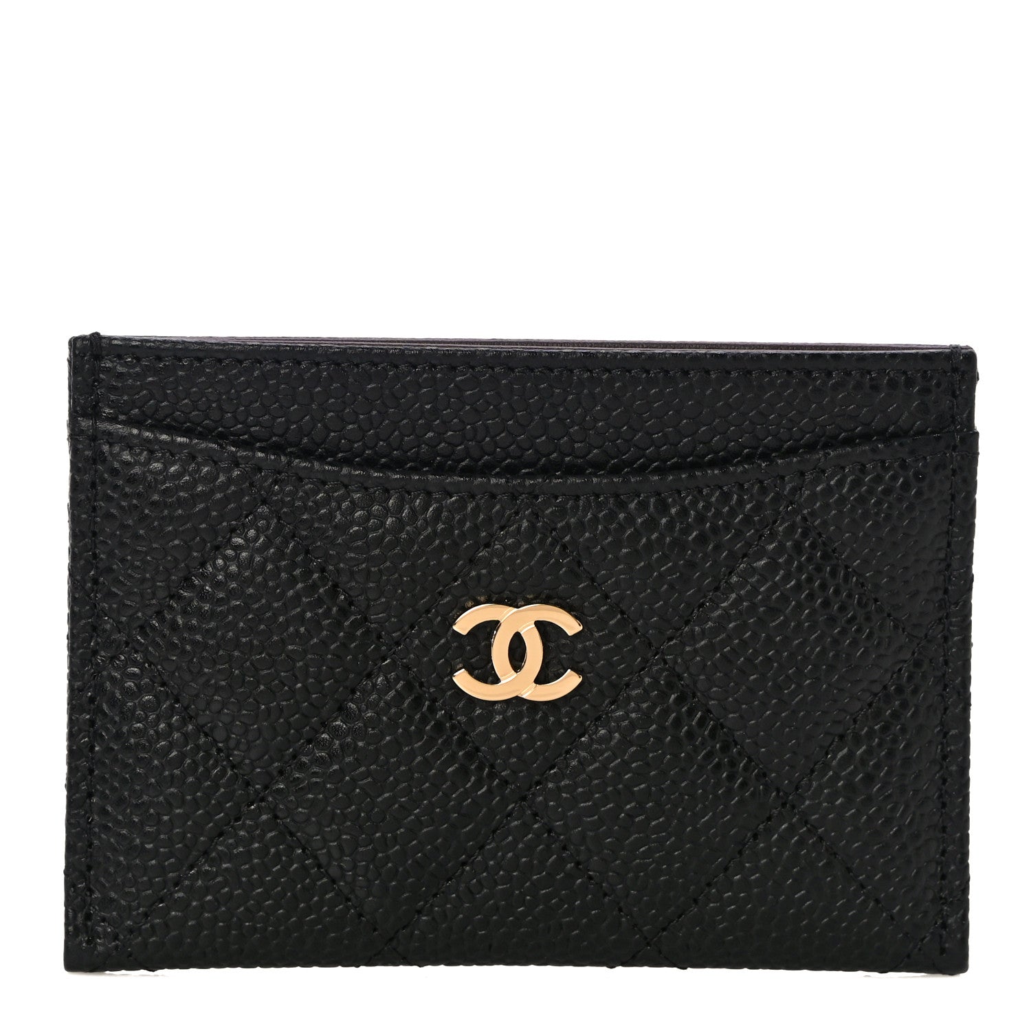 Chanel Caviar Quilted Card Holder Black 1 of 12