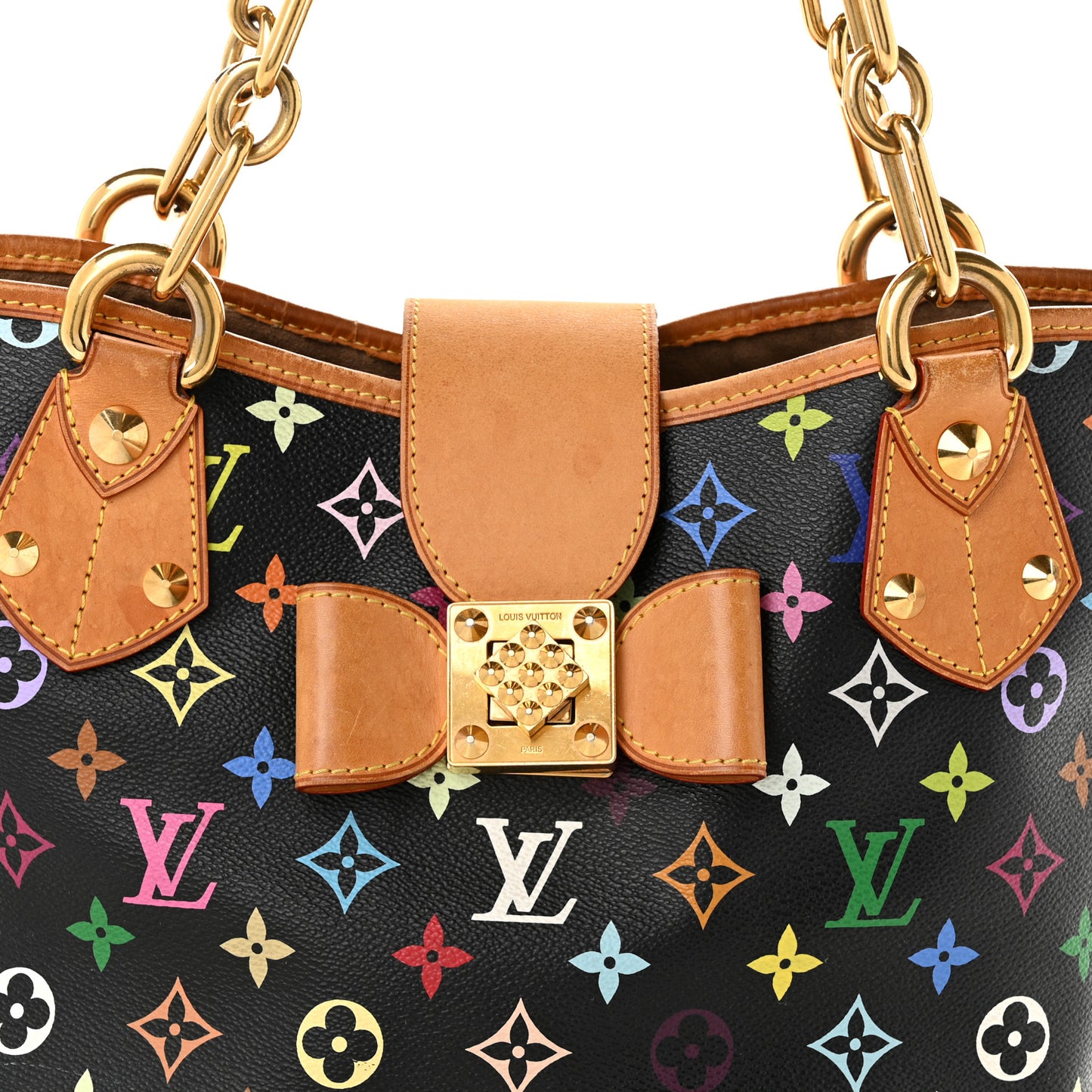 Monogram Multicolor Annie MM Black