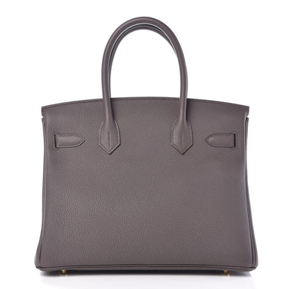 Hermes Togo Birkin 30 Etain 5 of 39