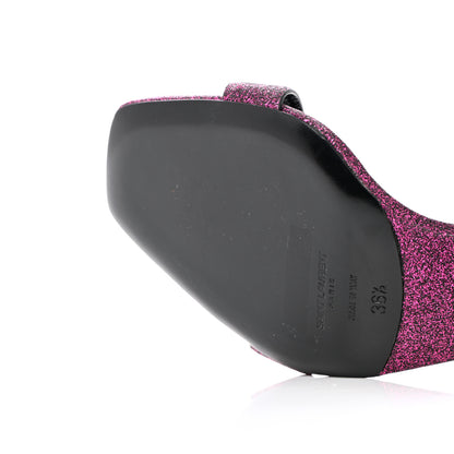 Saint Laurent Evora Amber 85 Astrap Sandals 36.5 Pink 9 of 11