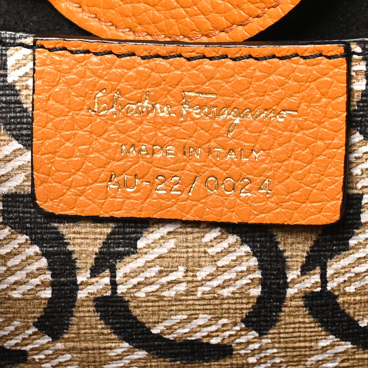 Tumbled Calfskin Gancini Mini Bag Olivello